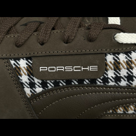 Porsche 911 Shoes Palermo Puma Pepita Brown with Keyring WAP15526PAL - unisex