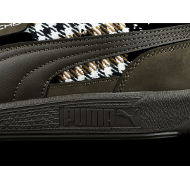 Porsche 911 Shoes Palermo Puma Pepita Brown with Keyring WAP15526PAL - unisex