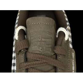 Porsche 911 Shoes Palermo Puma Pepita Brown with Keyring WAP15526PAL - unisex