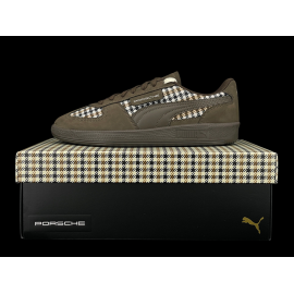 Porsche 911 Shoes Palermo Puma Pepita Brown with Keyring WAP15526PAL - unisex