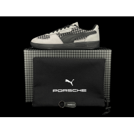 Porsche 911 Shoes Palermo Puma Pepita Grey with Keyring WAP154PAL - unisex