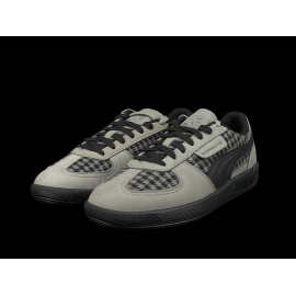 Porsche 911 Schuhe Palermo Puma Pepita Schwarz mit Schlüsselanhänger WAP154PAL - unisex