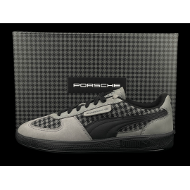 Porsche 911 Schuhe Palermo Puma Pepita Schwarz mit Schlüsselanhänger WAP154PAL - unisex