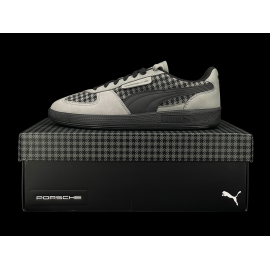 Porsche 911 Shoes Palermo Puma Pepita Grey with Keyring WAP154PAL - unisex