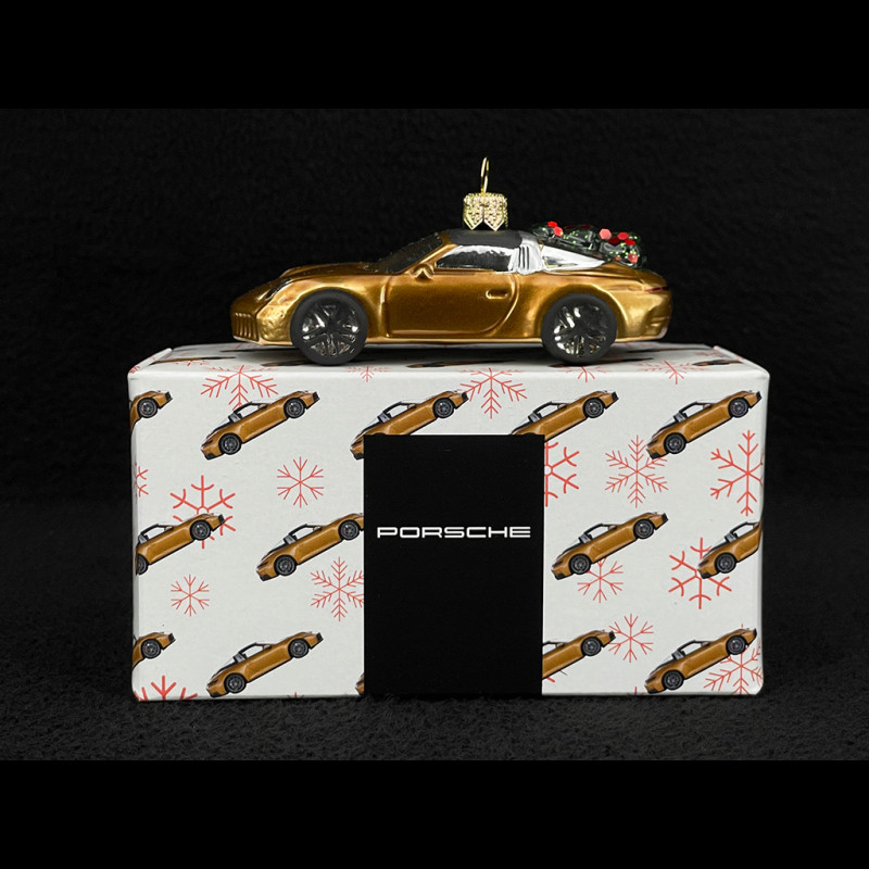 Porsche Weihnachtskugel 911 Targa 4S Nordisches Goldmetallic WAP05000826WBS