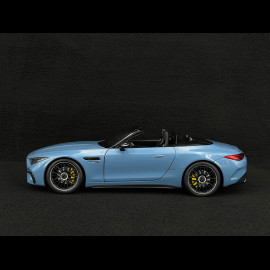 Mercedes-AMG SL63 4Matic+ Convertible 2021 Light Blue 1/18 iScale 180054