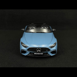 Mercedes-AMG SL63 4Matic+ Convertible 2021 Light Blue 1/18 iScale 180054
