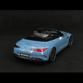 Mercedes-AMG SL63 4Matic+ Convertible 2021 Light Blue 1/18 iScale 180054