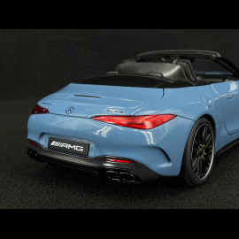 Mercedes-AMG SL63 4Matic+ Cabriolet 2021 Hellblau 1/18 iScale 180054