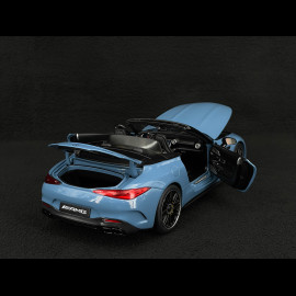 Mercedes-AMG SL63 4Matic+ Convertible 2021 Light Blue 1/18 iScale 180054