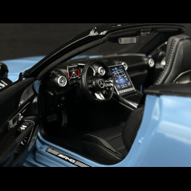 Mercedes-AMG SL63 4Matic+ Cabriolet 2021 Hellblau 1/18 iScale 180054