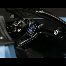 Mercedes-AMG SL63 4Matic+ Cabriolet 2021 Hellblau 1/18 iScale 180054