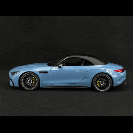 Mercedes-AMG SL63 4Matic+ Cabriolet 2021 Hellblau 1/18 iScale 180054