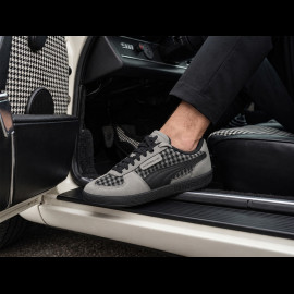 Porsche 911 Schuhe Palermo Puma Pepita Schwarz mit Schlüsselanhänger WAP154PAL - unisex