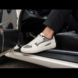 Porsche 911 Shoes Palermo Puma Pepita White with Keyring WAP150PAL - unisex