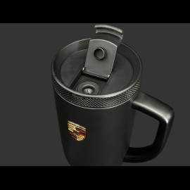 Porsche Becher Wappen Thermosflasche Mattschwarz WAP05010126STL