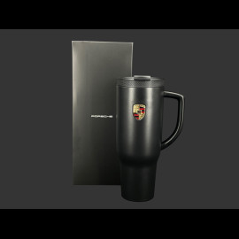 Porsche Mug Crest Thermos Bottle Matt Black WAP05010126STL