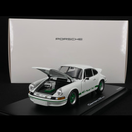 Porsche 911 Carrera RS 2.7 1973 × La Marzocco Grand Prix White / Python Green Stripes 1/18 Minichamps WAP021118260RS