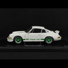 Porsche 911 Carrera RS 2.7 1973 × La Marzocco Grand Prix White / Python Green Stripes 1/18 Minichamps WAP021118260RS