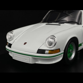 Porsche 911 Carrera RS 2.7 1973 × La Marzocco Grand Prix White / Python Green Stripes 1/18 Minichamps WAP021118260RS