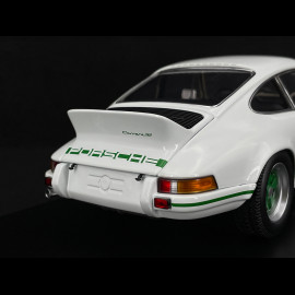 Porsche 911 Carrera RS 2.7 1973 × La Marzocco Grand Prix White / Python Green Stripes 1/18 Minichamps WAP021118260RS