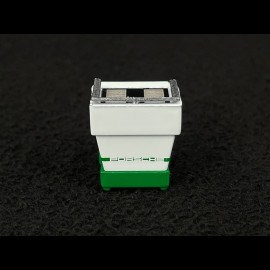 Porsche 911 Carrera RS 2.7 1973 × La Marzocco Grand Prix White / Python Green Stripes 1/18 Minichamps WAP021118260RS