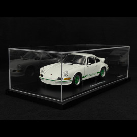 Porsche 911 Carrera RS 2.7 1973 × La Marzocco Grand Prix White / Python Green Stripes 1/18 Minichamps WAP021118260RS
