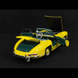 Mercedes-Benz 300SL Roadster W198 1958 Gelb 1/18 Minichamps 180039044