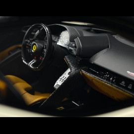 Ferrari 849 Testarossa 2025 Bianco Italia / Giallo Ambra Stripe 1/18 BBR Models P18275C