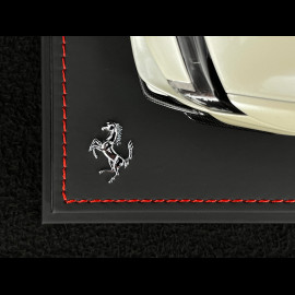 Ferrari 849 Testarossa 2025 Bianco Italia / Giallo Ambra Streifen 1/18 BBR Models P18275C
