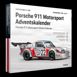 Porsche 911 Advent Calendar Carrera RSR Turbo 2.1 Martini Racing 75 Years Porsche Motorsport 1/43 Franzis 67275