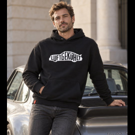 Porsche Sweatshirt Luftgekühlt + Tasche Schwarz WAP801TFWL - unisex