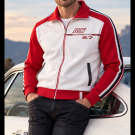 Porsche Jacket Official Low Price Carrera RS 2.7 Collection white / red / black WAP953NRS2 - men