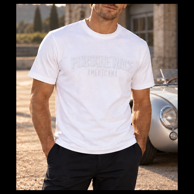 Porsche T-shirt Race Americana Puma White 634484-05