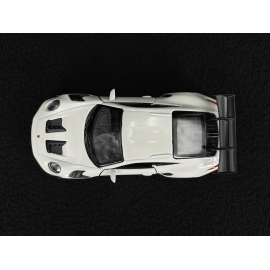Porsche 911 GT3 RS Type 992 2022 White / Guards Red Stripes Friction Toy 1/38 Welly MAP01099224