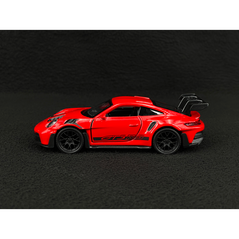 Porsche 911 GT3 RS Type 992 2022 Guards Red / Black Stripes Friction Toy 1/38 Welly MAP01099224