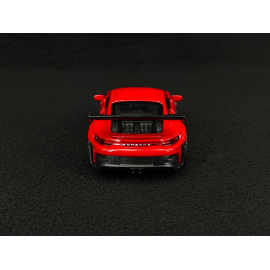 Porsche 911 GT3 RS Type 992 2022 Guards Red / Black Stripes Friction Toy 1/38 Welly MAP01099224