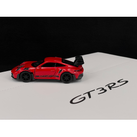 Porsche 911 GT3 RS Type 992 2022 Guards Red / Black Stripes Friction Toy 1/38 Welly MAP01099224