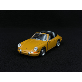 Porsche 911 S Targa 2.7 1974 Sepia Brown Friction Toy 1/38 Welly MAP01091125