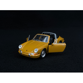 Porsche 911 S Targa 2.7 1974 Sepiabraun Reibungsspielzeug 1/38 Welly MAP01091125