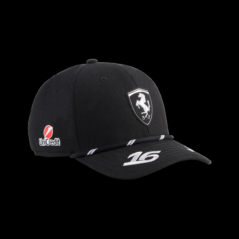 Ferrari Cap F1 Team Charles Leclerc 2026 Singapur GP Schwarz 701242274-001 - unisex
