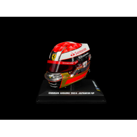 Charles Leclerc Helm Ferrari n° 16 GP Japan 2024 F1 Hommage Jules Bianchi 1/5 LookSmart LSHEL025