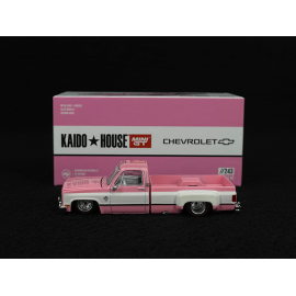 Chevrolet Silverado Dually Vintage Spec V2 1980 Kaido House Pink 1/64 Mini GT KHMG243