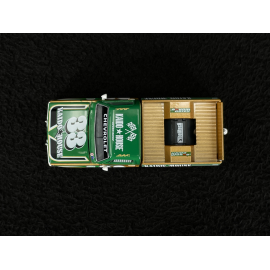 Chevrolet Silverado Kaido Intimidator V2 1980 Kaido House Beige / Green 1/64 Mini GT KHMG267