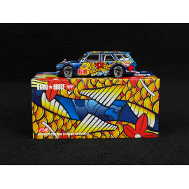 Datsun 510 Wagon Koi Wagon V1 1969 Kaido House Blue 1/64 Mini GT KHMG248