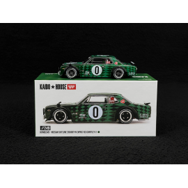 Nissan Skyline 2000 GT-R KPGC10 Cortez V1 1969 Kaido House Grün 1/64 Mini GT KHMG249
