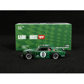 Nissan Skyline 2000 GT-R KPGC10 Cortez V1 1969 Kaido House Green 1/64 Mini GT KHMG249