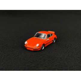 Porsche 911 Carrera RS 2.7 1973 Orange Tangerine / Schwarze Streifen 1/64 Mini GT MGT01142-L
