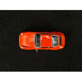 Porsche 911 Carrera RS 2.7 1973 Orange Tangerine / Black Stripes 1/64 Mini GT MGT01142-L