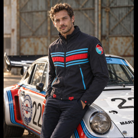 Porsche Jacke Günstige Martini Racing Kollektion Winddichte Marineblau WAP556P0MR - Herren